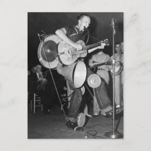 One Man Band, 1938 Vykort