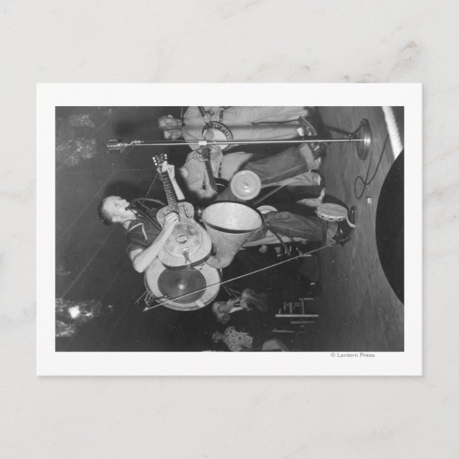 One-man Band på Mountain Music Festival Vykort (Framsida)