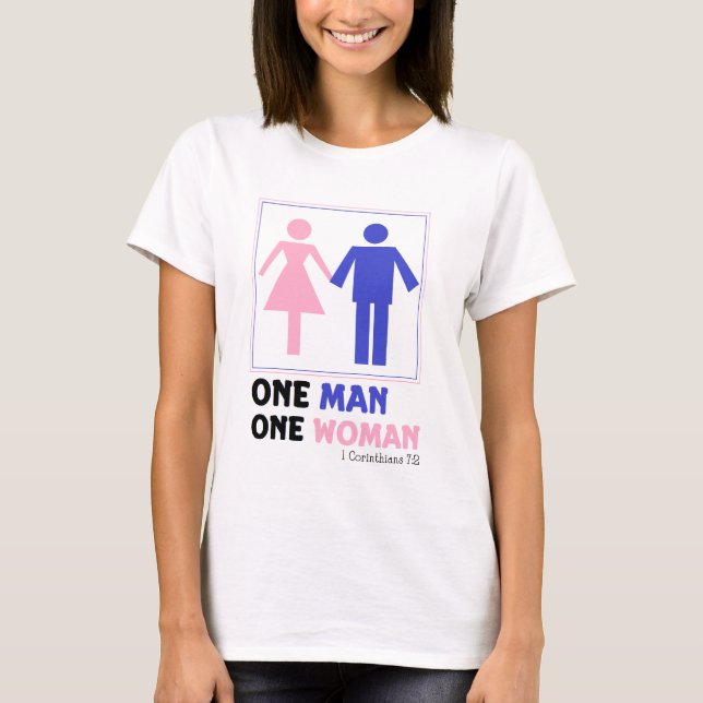 One Man One Woman T-shirt (Framsida)