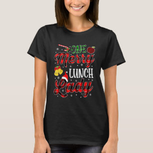 One Merry Lunch Dam Play-julfamiljen Julafton T Shirt