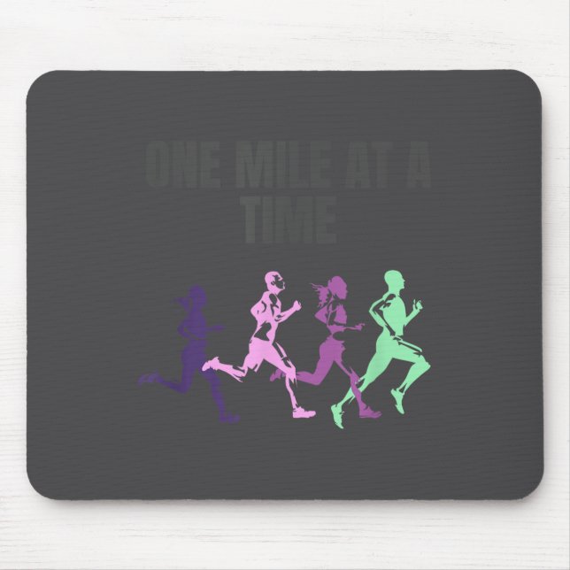 One Mile At A Time Motivation  Musmatta (Framsidan)