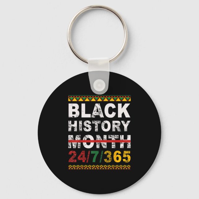 One Month Can't Hold Our History Black History Mon Nyckelring (Framsida)