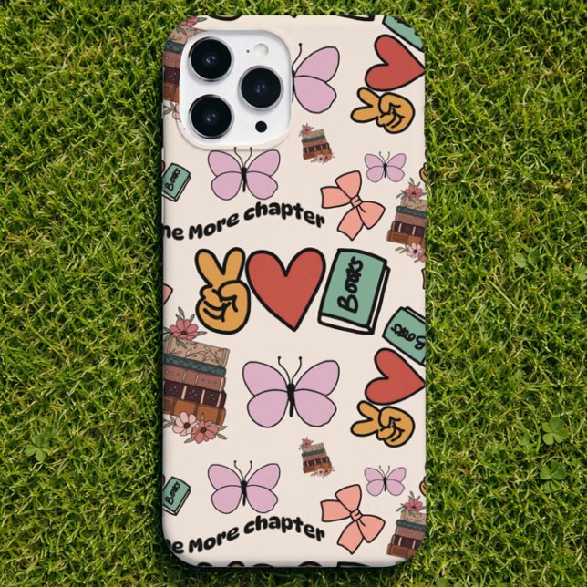 One More Chapter Book Lover Pattern Phone Case (Skapare uppladdad)
