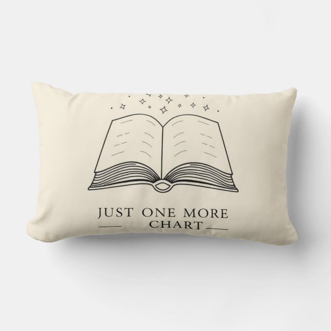 One More Chapter - Cozy Book Lover Throw Pillow Lumbarkudde (Framsida)