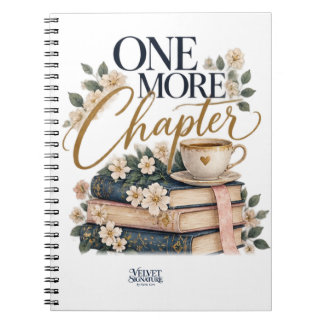 One More Chapter Spiral Notebook Anteckningsbok