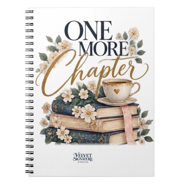 One More Chapter Spiral Notebook Anteckningsbok (Framsidan)