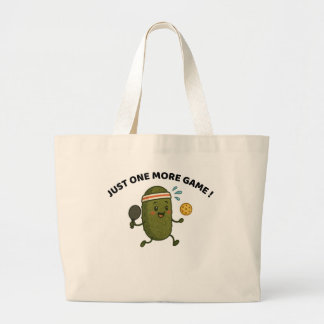 One More Game Pickleball Tote Bag Jumbo Tygkasse