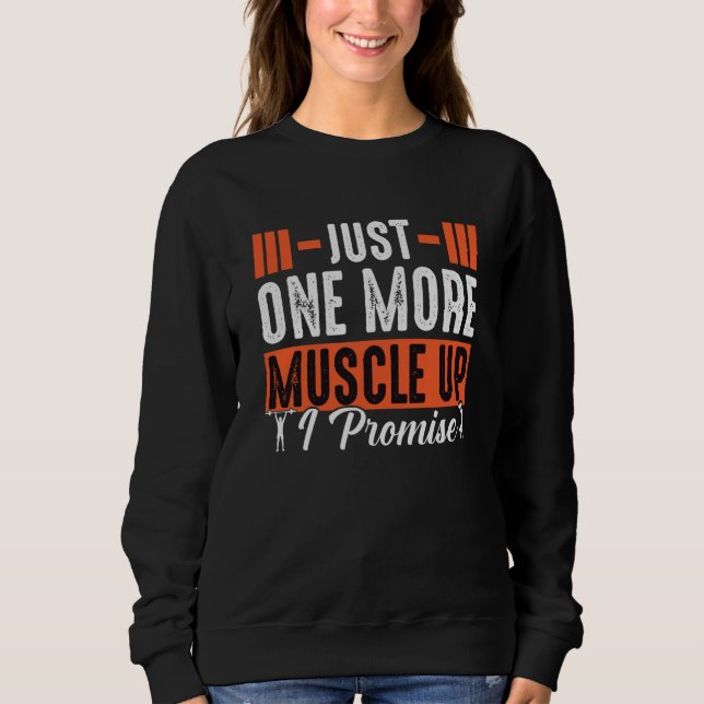 One More Muscle Up Promise Fitness Bodybuilding  2 T Shirt (Framsida)