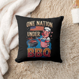 One Nation Under BBQ – Vintage Chef Grillmaster Kudde