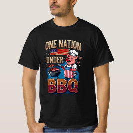 One Nation Under BBQ – Vintage Chef Grillmaster T Shirt