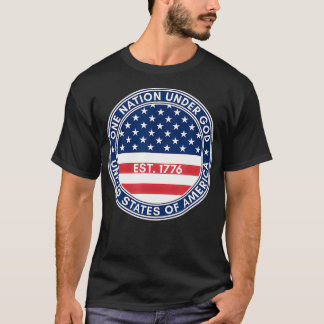 One Nation Under God  T Shirt