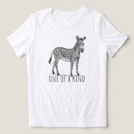 One Of A Kind Unique Zebra T Shirt