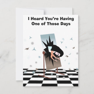 One of Those Days Note Card Anteckningskort