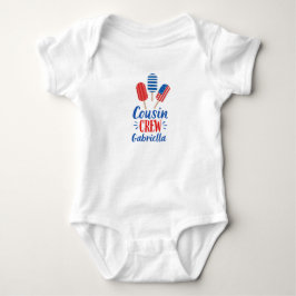 One Piece-bodysuit 4 juli kusincremgem T-shirt