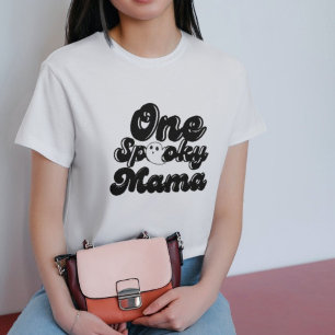 One pooky Mamma Halloween 1st Birthday party T Shirt
