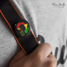 One Proud Black Man Black History Month Flagga