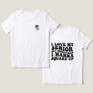 One Proud Senior Mamma Personlig, Anpassningsbar S T Shirt