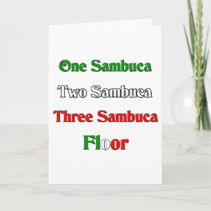 One Sambuca Helgkort
