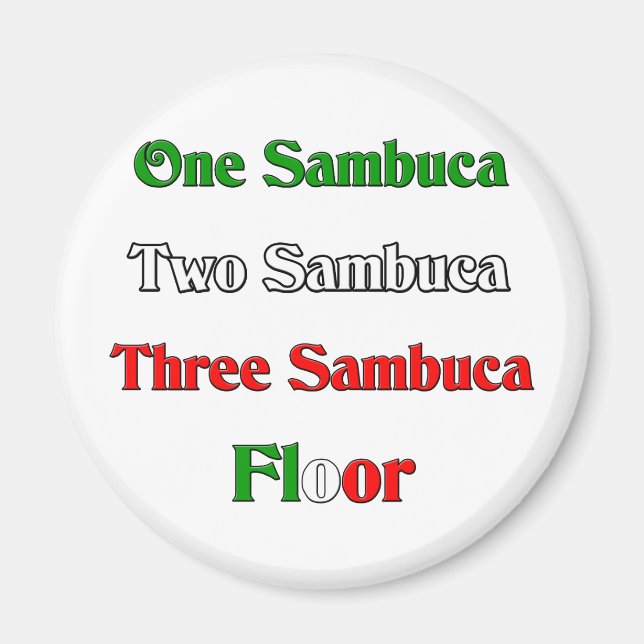 One Sambuca Magnet (Framsidan)