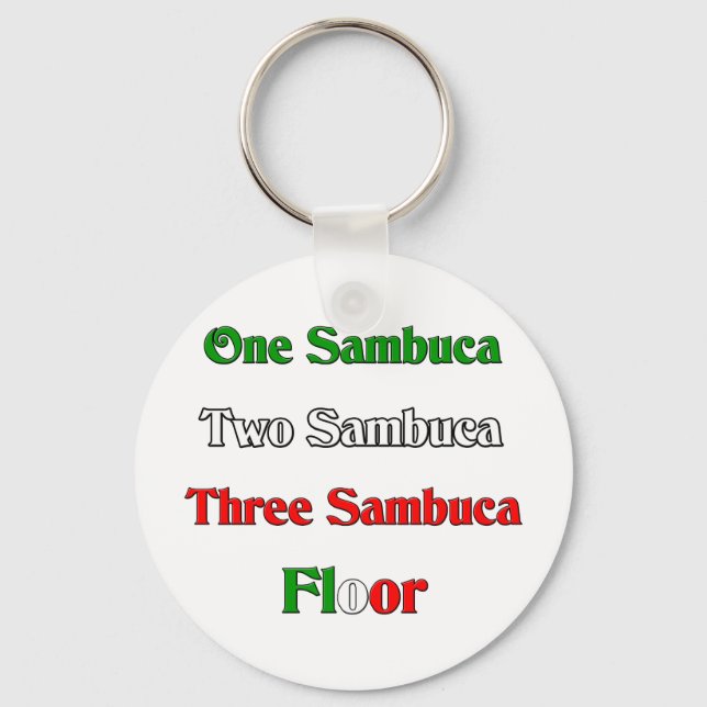 One Sambuca Nyckelring (Framsida)