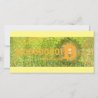 One Satoshi Tack Kort