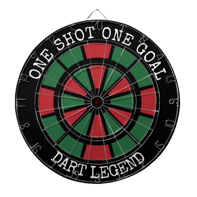 One Shot One Goal Dartboard Dart Legend Darttavla (Framsidan)
