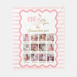 One Silly Goose 1st Birthday Photo Sign Fleecefilt