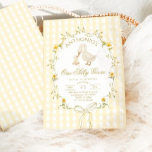 One Silly Goose Gender neutral  1st Birthday