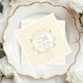 One Silly Goose Gender neutral Wildflower Yellow Pappersservett