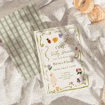 One Silly Goose Gingham Cottagecore First Birthday Inbjudningar<br><div class="desc">Host a whimsical "One Silly Goose" first birthday celebration with this vintage storybook-inspired invitation. This gender-neutral design is ideal for a farm-themed garden party, a "Berry First" strawberry social, or a gentle meadow-style gathering. It provides a hand-illustrated, artisanal solution for parents seeking a "Grandmillennial" or "Cottagecore" aesthetic for their child’s...</div>