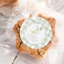 One Silly Goose Green Bow First Birthday