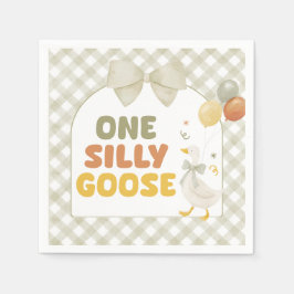 One Silly Goose Spring Birthday Pappersservett