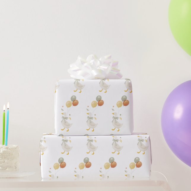 One Silly Goose Spring Birthday Presentpapper (Festgåvor)