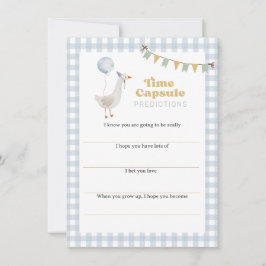 One Silly Goose tidskapsel meddelande kort