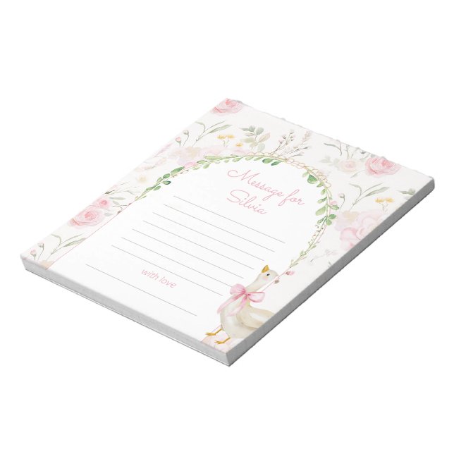 One Silly Goose time capsule message Anteckningsblock (Roterad)