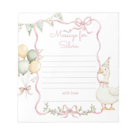 One Silly Goose time capsule message Anteckningsblock