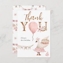 One Silly Goose Vintage Boho Girl 1st Birthday