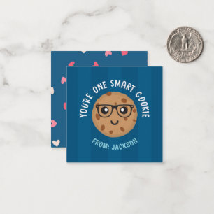 One Smart Cookie Alla hjärtans dag dekal Anteckningskort
