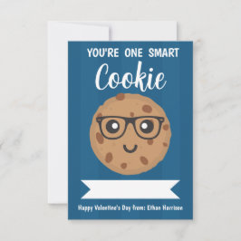 One Smart Cookie - Barnens klassrumsvalentin Anteckningskort