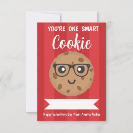 One Smart Cookie - Kids Classroom Valentine's Day Anteckningskort