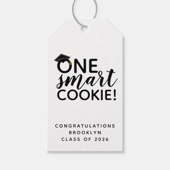 One Smart Cookie Studenten Presentetikett (Framsidan)