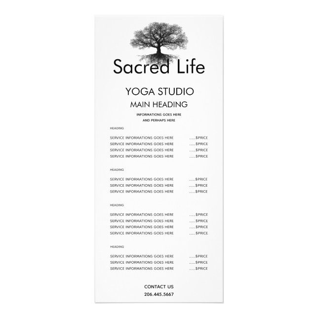 One Source | Tree of Life Design Reklamkort (Framsidan)