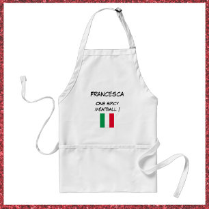 One Spicy Meatball Apron Förkläde
