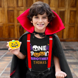 One Spooky Brother, Fun Halloween Family T Shirt