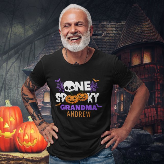One Spooky Grandpa, Fun Halloween Family T Shirt (Skapare uppladdad)