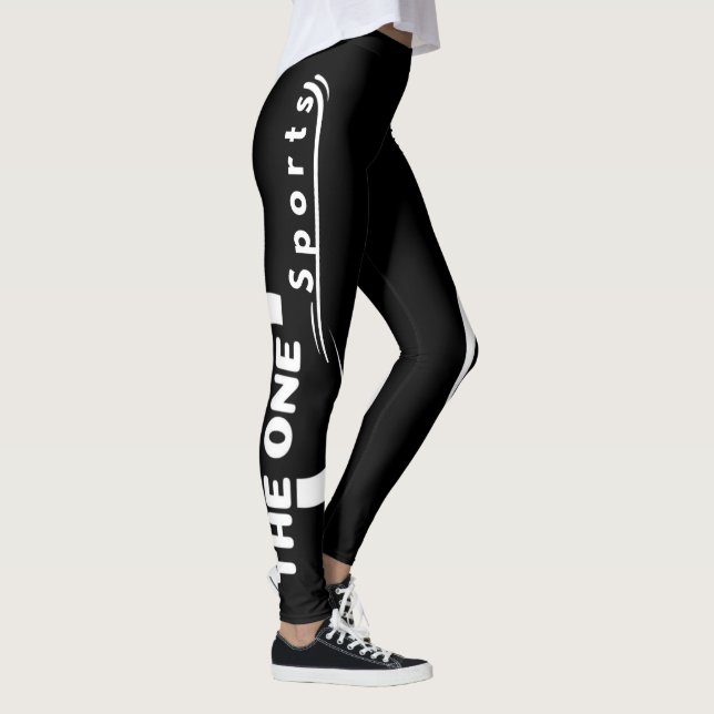 One Sports Black GYM och Yoga Leggings (Höger)