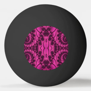 One Star Ping Pong Boll, Rosa Black Pingisboll
