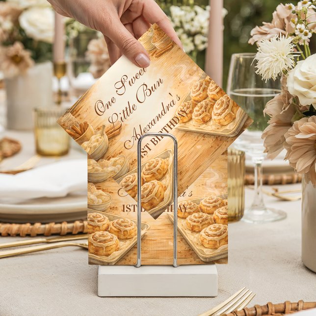 One Sweet Little Bun First Birthday Pappersservett (Skapare uppladdad)