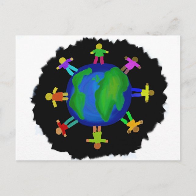 One Tävling - Antirasism Vykort (Framsida)