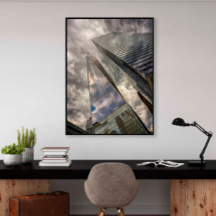 One Torn New York City Manhattan Image Poster